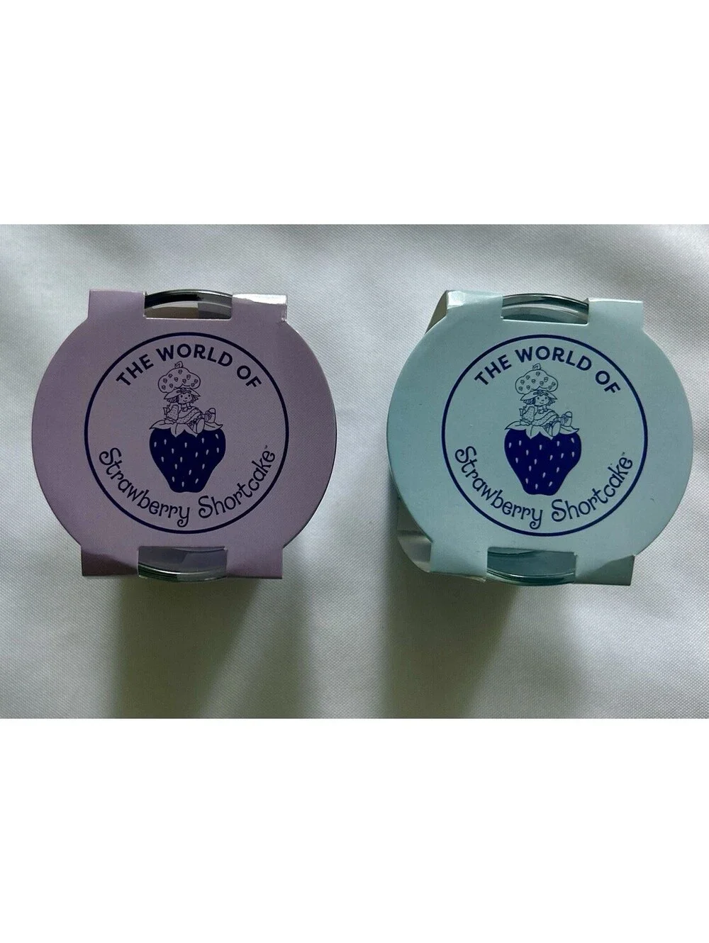 Strawberry Shortcake Scented Candle Set- 2pc Blueberry Muffin Plum Pudding